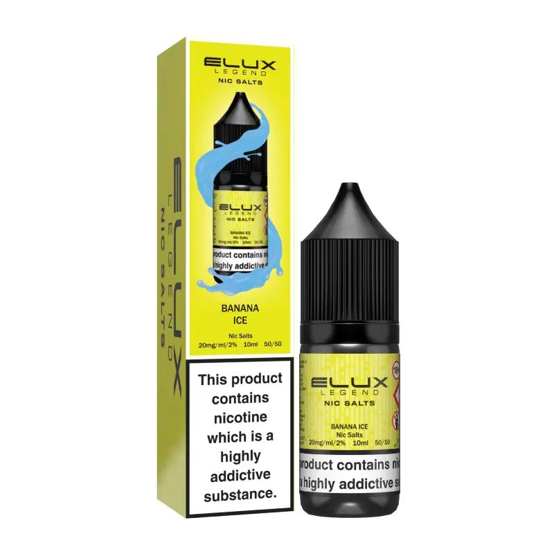 Product Image of Banana Ice Nic Salt E-Liquid by Elux Legend 10ml